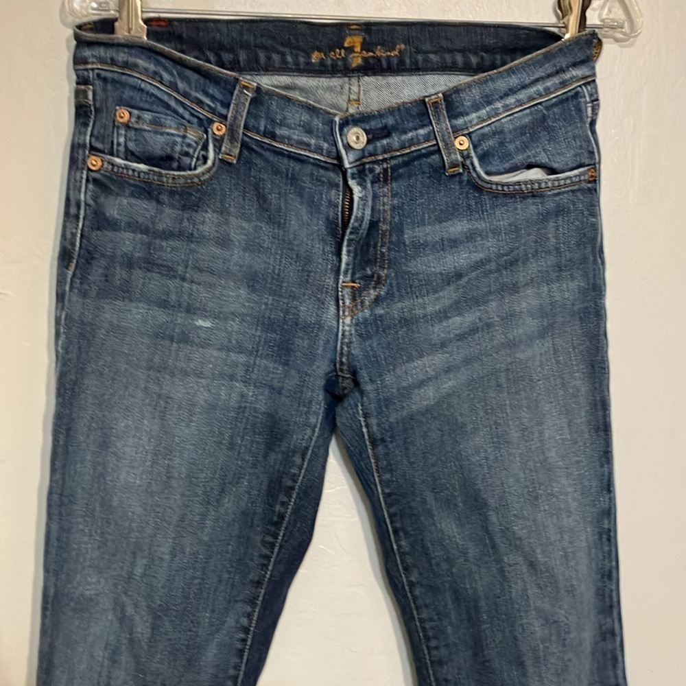 Seven for All Mankind flare dojo 5 pocket classic denim jeans USA 30 X 29